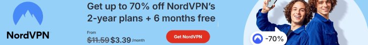 Get up to 70% off NordVPN plans!