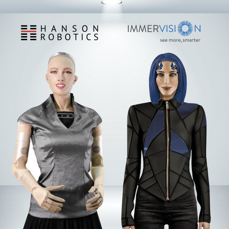 Immervision and hanson robotics announce Sophia the robot will soon have a new sister called Joyce