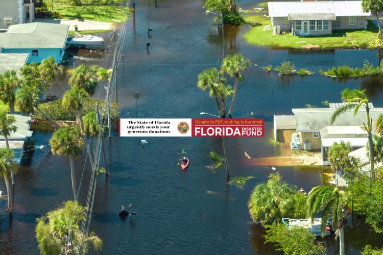 The State of Florida urgently needs your generous donations. Donate to Florida Disaster Fund, nothing is too small.