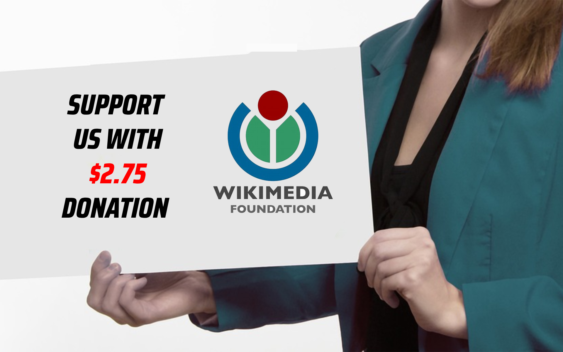 Wikipedia needs your support. Donate as little as $2.75 to support us