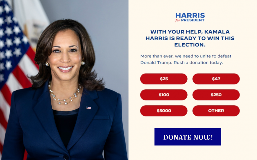 HARRIS FOR PRESIDENT