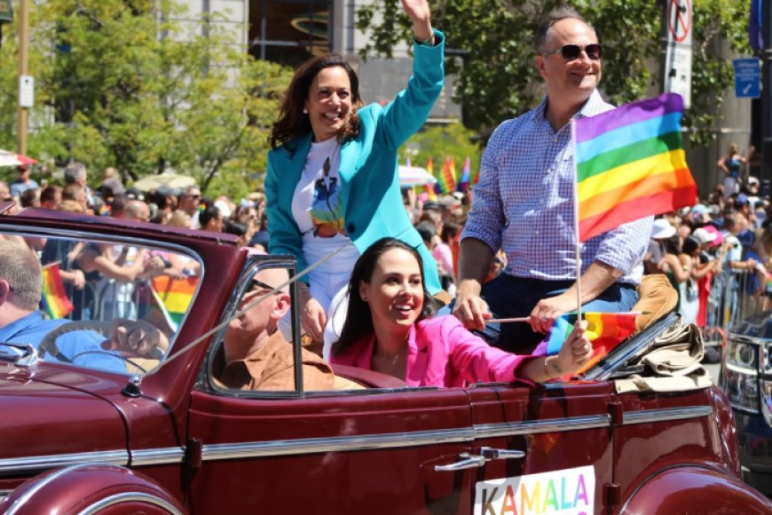 Vice President Harris at the Pride Parade in San Francisco, California